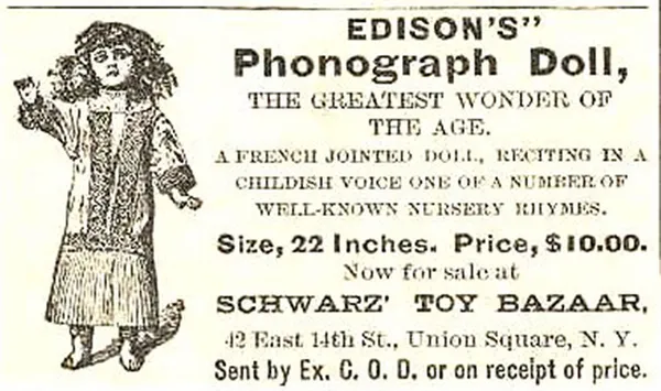 Edison Phonograph Doll (Simon Halbig 719)